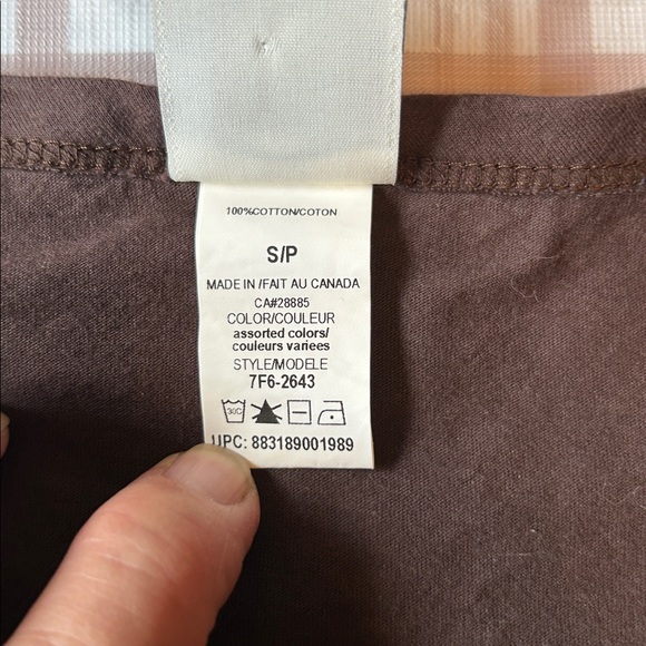 Brown Star Patterned Short Sleeve Tee - Picture 3 of 4